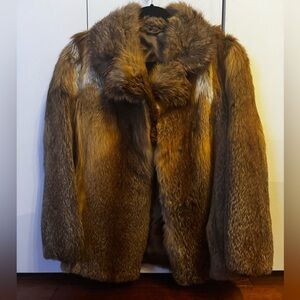 Fox Fur Coat FITS XXS,XS,S